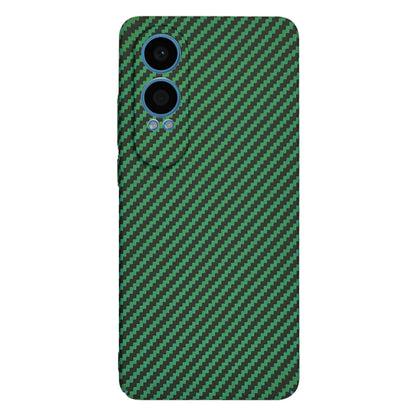 Kuori OnePlus Nord CE4 Litelle, Techsuit, Carbonite FiberShell, Vihreä