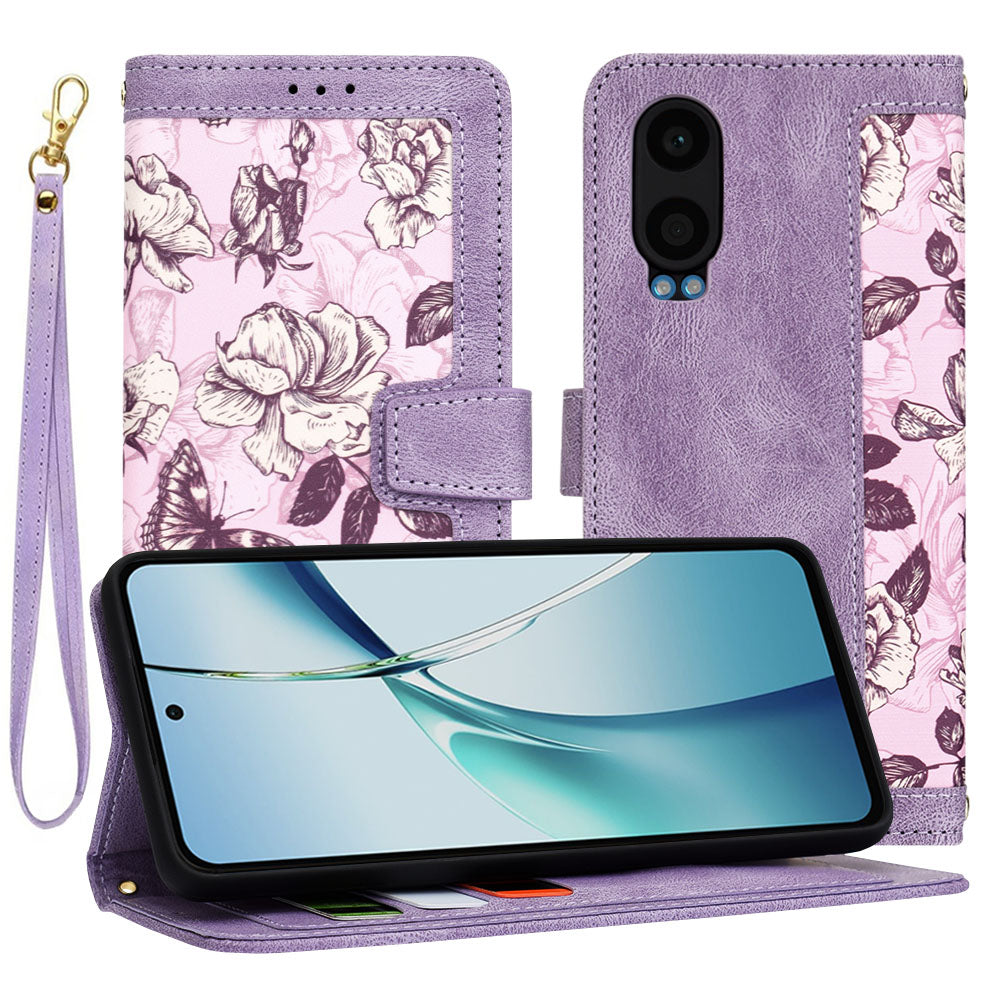 Kuori OnePlus Nord CE4 Lite -puhelimelle, Techsuit, FlipCraft, Violetti