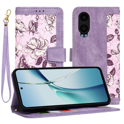 Kuori OnePlus Nord CE4 Lite -puhelimelle, Techsuit, FlipCraft, Violetti