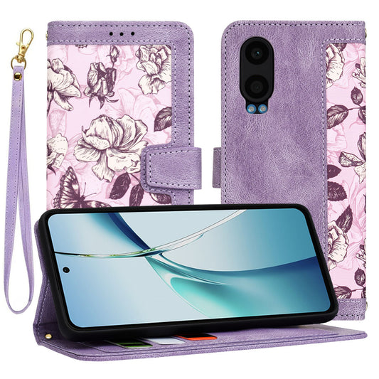 Kuori OnePlus Nord CE4 Lite -puhelimelle, Techsuit, FlipCraft, Violetti