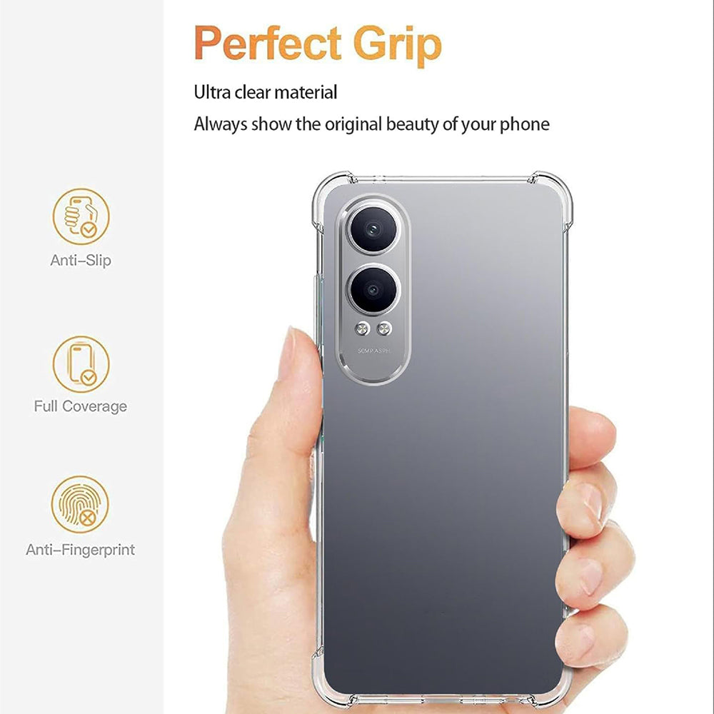Kuori OnePlus Nord CE4 Litelle, Techsuit, Iskunkestävä Kirkas, Läpinäkyvä