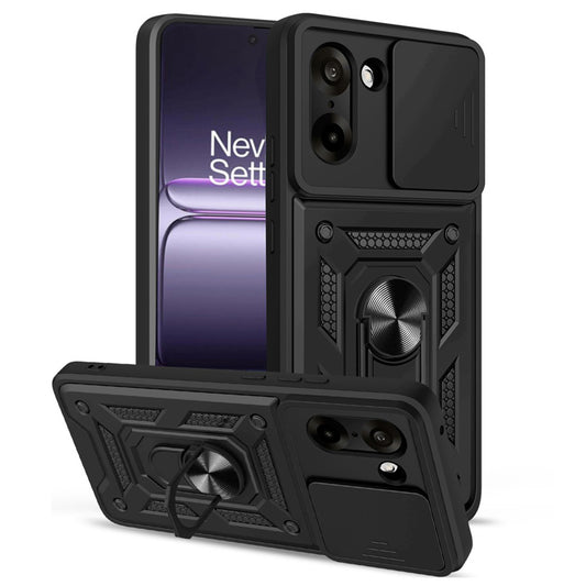 Kuori OnePlus Nord CE5:lle, Techsuit, CamShield, Musta