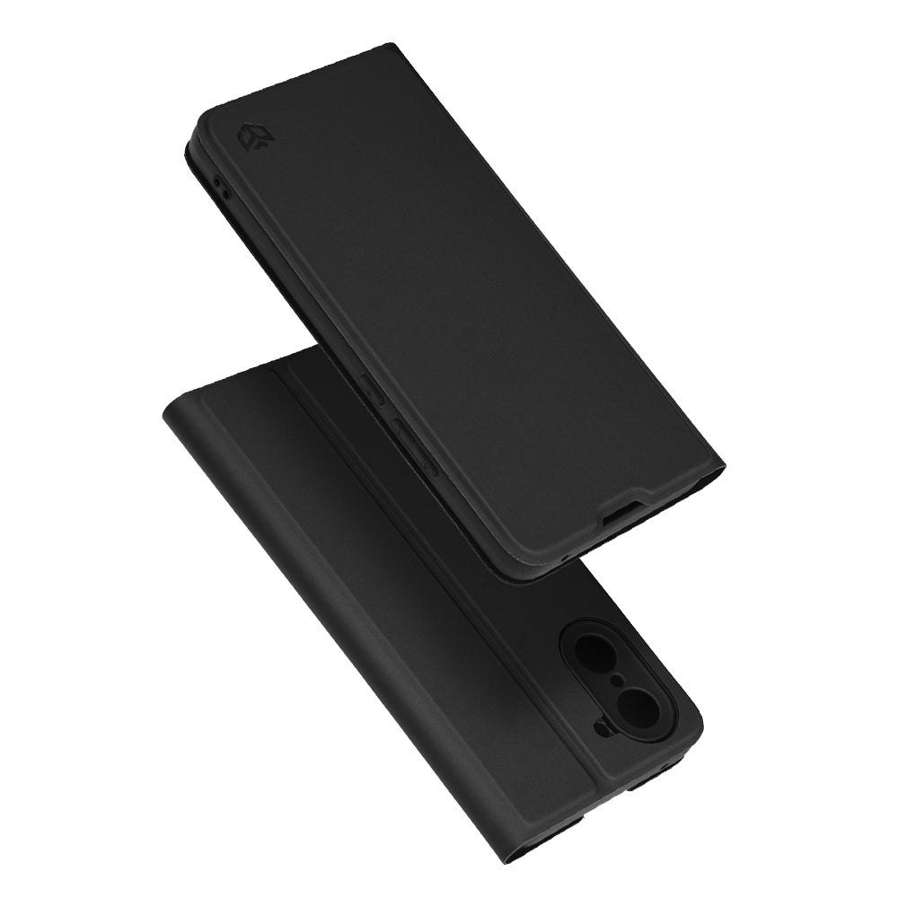 Kotelo OnePlus Nord CE5:lle, Techsuit, Magskin Book, Musta