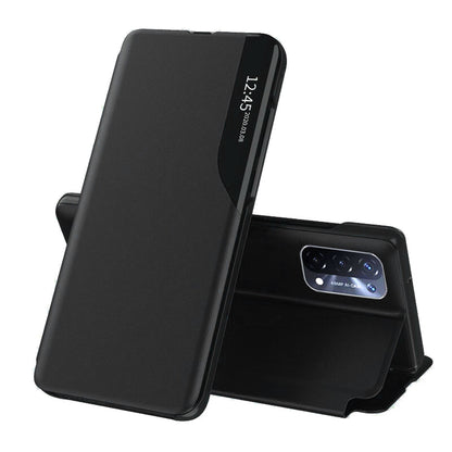 Kuori OnePlus Nord N200 5G / Oppo A74 5G / A54 5G:lle, Techsuit, eFold, Musta