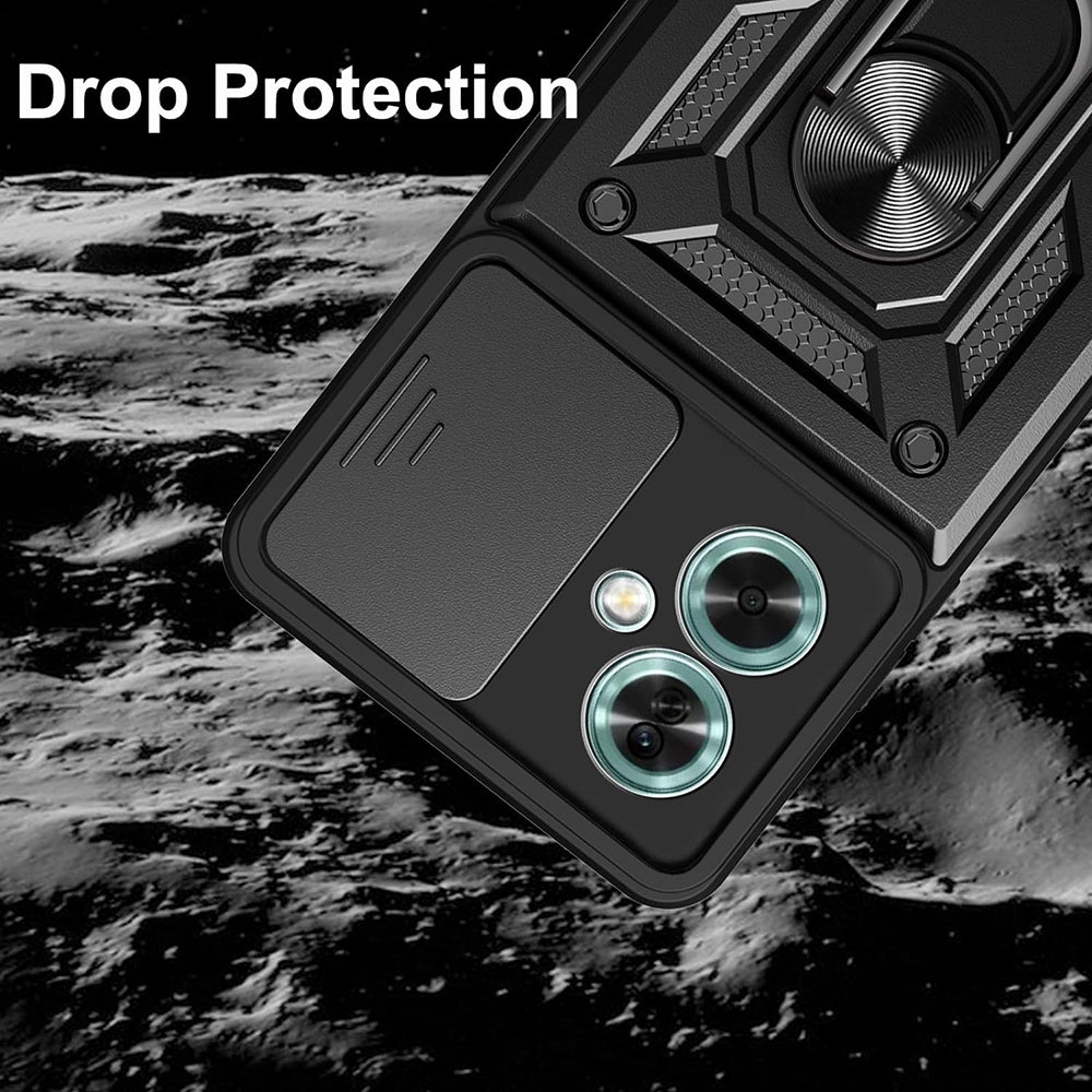 Kuori OnePlus Nord N30 SE / Oppo A79:lle, Techsuit, CamShield, Musta