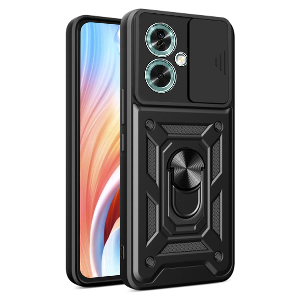 Kuori OnePlus Nord N30 SE / Oppo A79:lle, Techsuit, CamShield, Musta