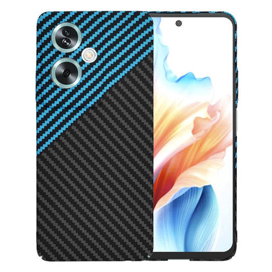 Kuori OnePlus Nord N30 SE / Oppo A79:lle, Techsuit, Carbonite FiberShell, Musta Bleu