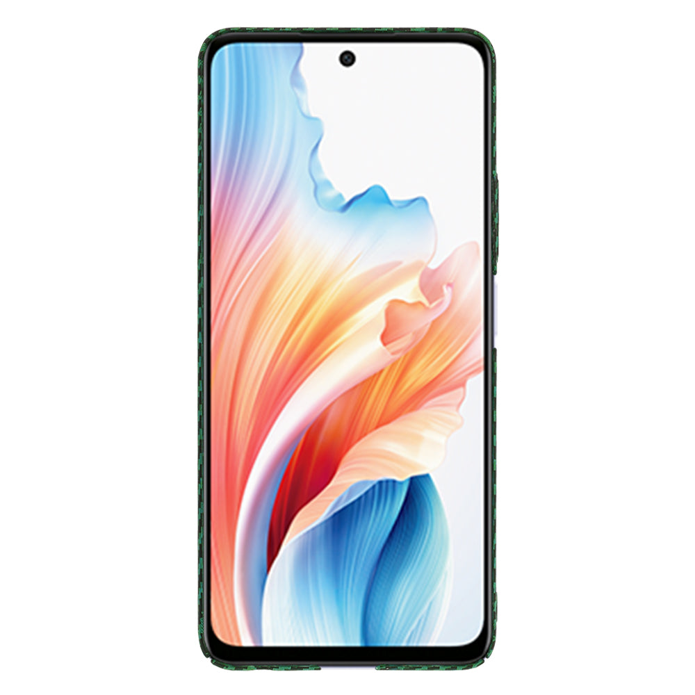 Kuori OnePlus Nord N30 SE / Oppo A79:lle, Techsuit, Carbonite FiberShell, Vihreä