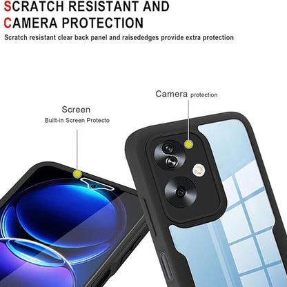 Kuori OnePlus Nord N30 SE / Oppo A79:lle, Techsuit, ColorVerse 360, Musta