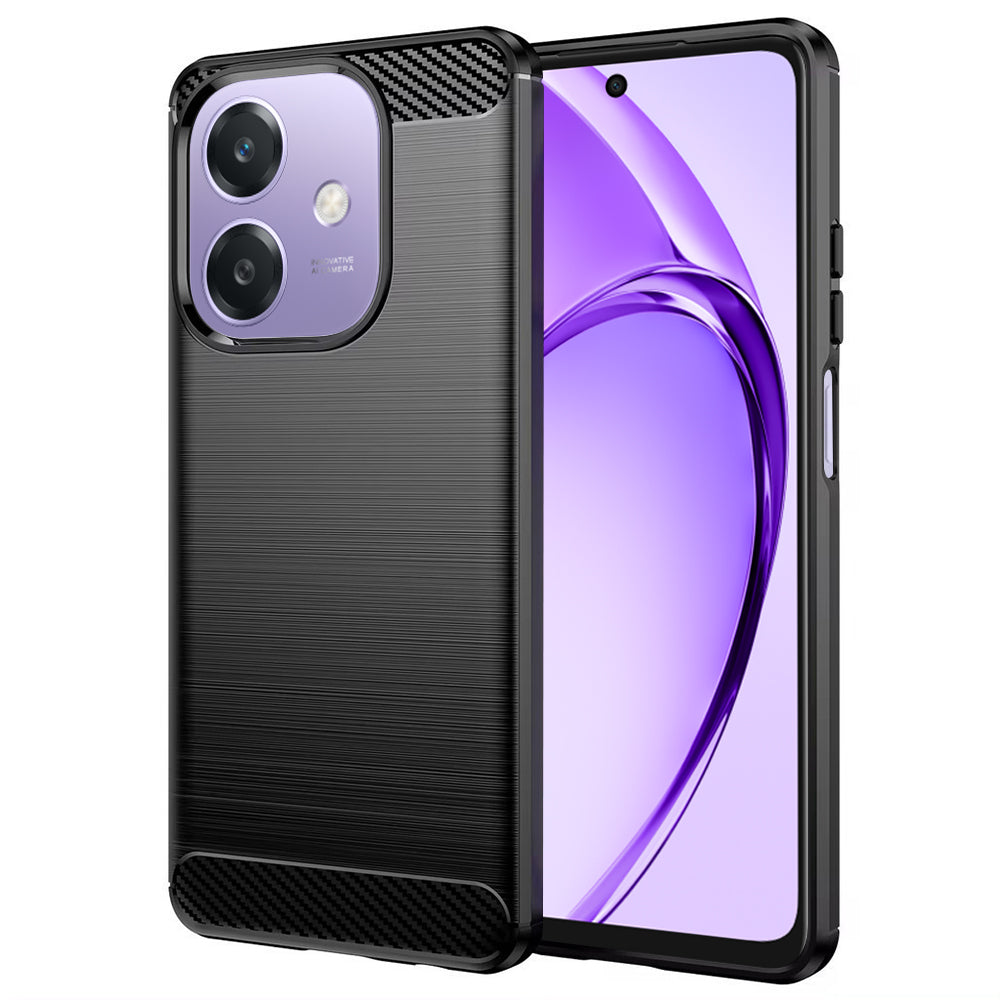 Kuori Oppo A3 4G / A3:lle, Techsuit, Hiili, Musta