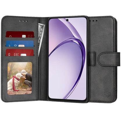 Kuori Oppo A3 4G / A3:lle, Techsuit, Diary Book, Musta