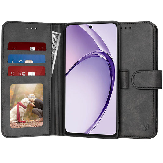 Kuori Oppo A3 4G / A3:lle, Techsuit, Diary Book, Musta