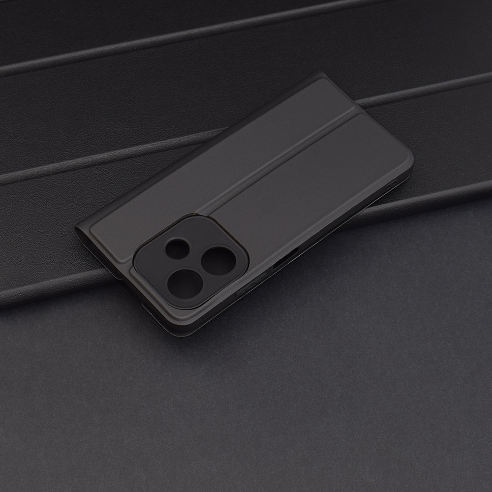 Kuori Oppo A3 4G / A3:lle, Techsuit, Magskin Book, Musta