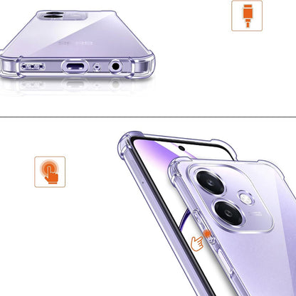 Kuori Oppo A3 4G:lle, Techsuit, Iskunkestävä Kirkas, Läpinäkyvä