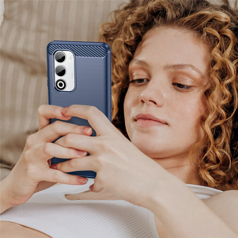 Kuori Oppo A5 4G:lle, Techsuit, Hiili, Sininen