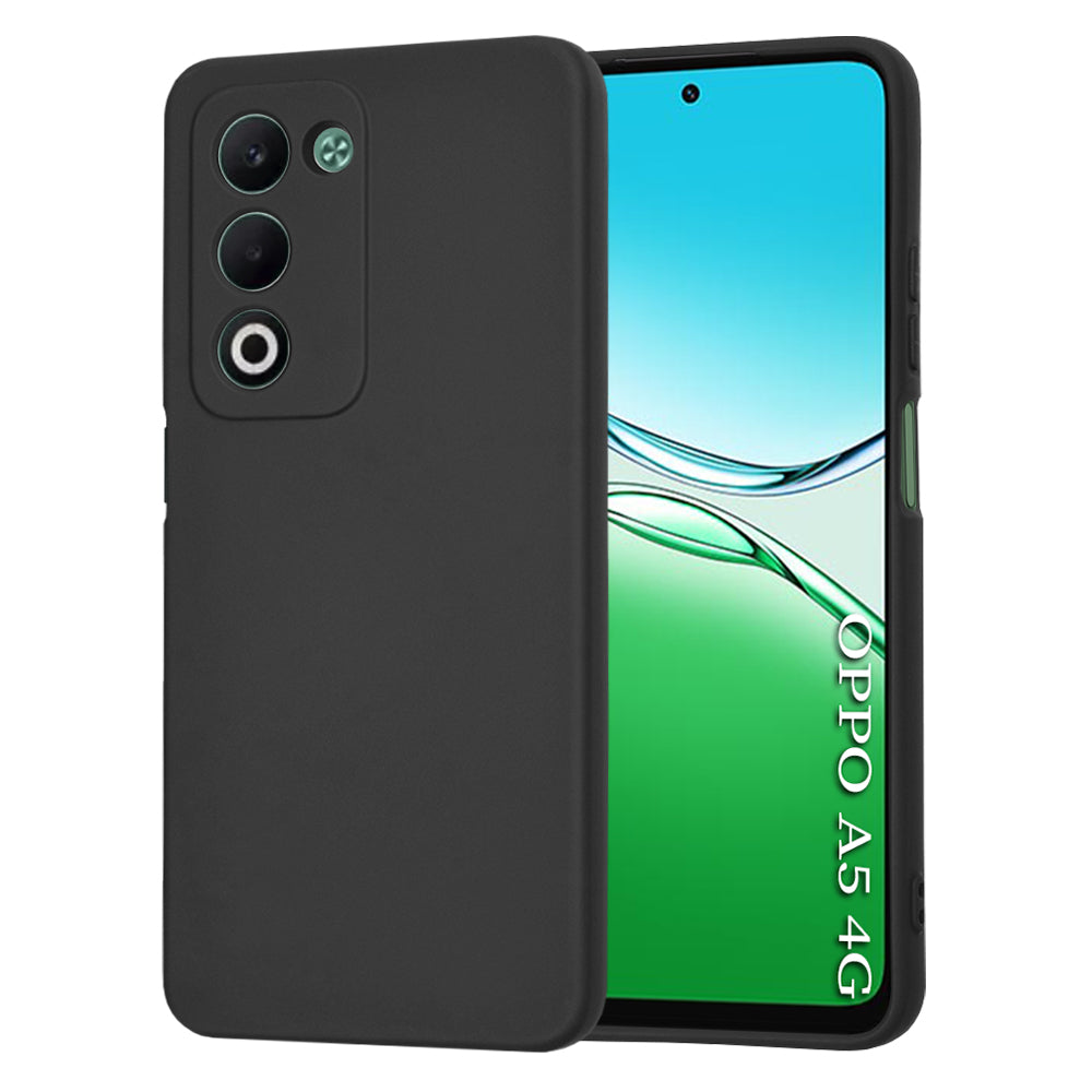 Kuori Oppo A5 4G:lle, Techsuit, SoftFlex, Musta
