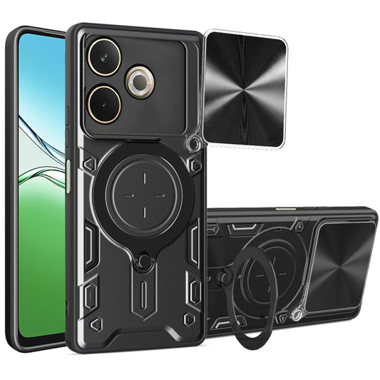 Kuori Oppo A5 Pro 4G / A5 Pro:lle, Techsuit, CamGuard Pro, Musta