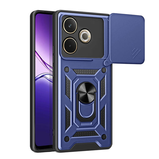 Kuori Oppo A5 Pro 4G / A5 Pro:lle, Techsuit, CamShield, Sininen