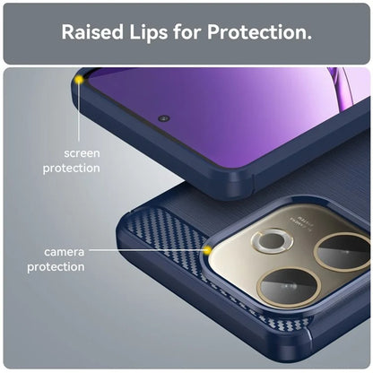 Kuori Oppo A5 Pro 4G / A5 Pro:lle, Techsuit, Hiili, Sininen