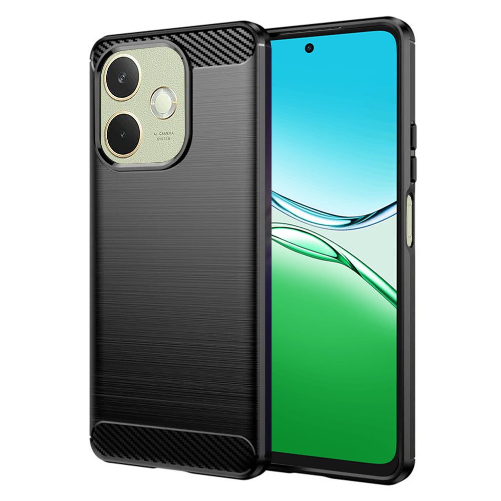 Kuori Oppo A5 Pro 4G / A5 Pro:lle, Techsuit, Hiili, Musta