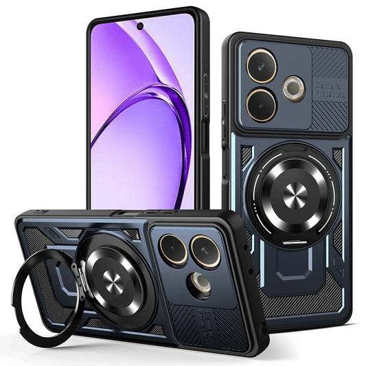 Kuori Oppo A5 Pro 4G / A5 Pro:lle, Techsuit, RuggedCam, Sininen