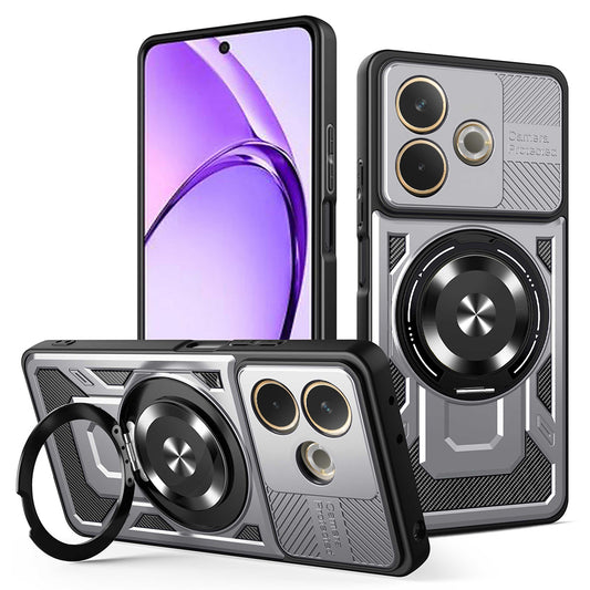 Kuori Oppo A5 Pro 4G / A5 Pro:lle, Techsuit, RuggedCam, Harmaa