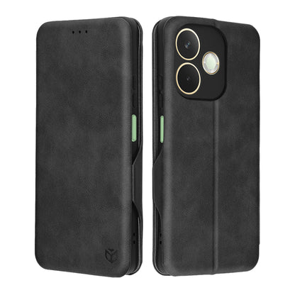 Kuori Oppo A5 Pro 4G / A5 Pro:lle, Techsuit, Safe Wallet Plus, Musta