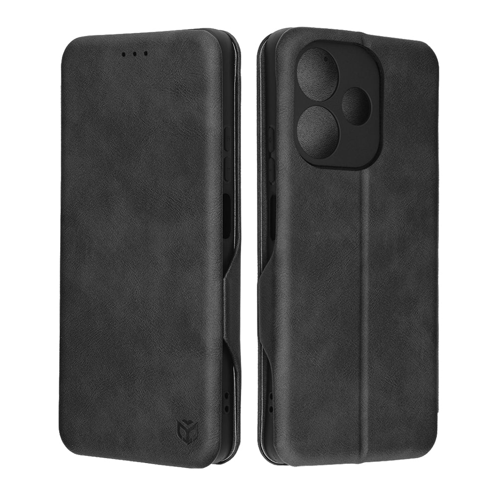 Kuori Oppo A5 Pro 4G / A5 Pro:lle, Techsuit, Safe Wallet Plus, Musta