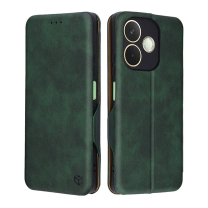 Kuori Oppo A5 Pro 4G / A5 Pro:lle, Techsuit, Safe Wallet Plus, Vihreä