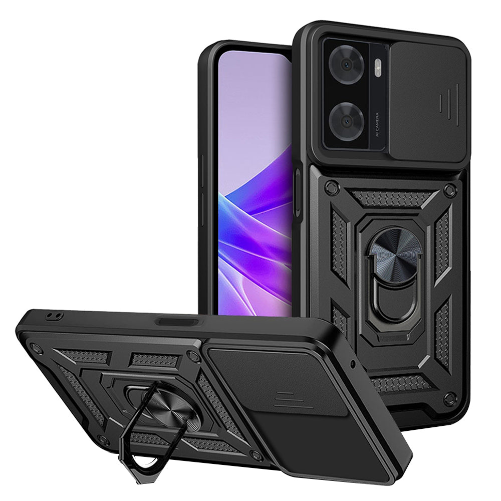 Kuori Oppo A57 4G / A57s / Oneplus Nord N20 SE:lle, Techsuit, CamShield, Musta
