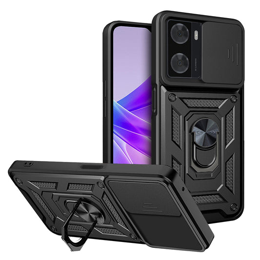 Kuori Oppo A57 4G / A57s / Oneplus Nord N20 SE:lle, Techsuit, CamShield, Musta