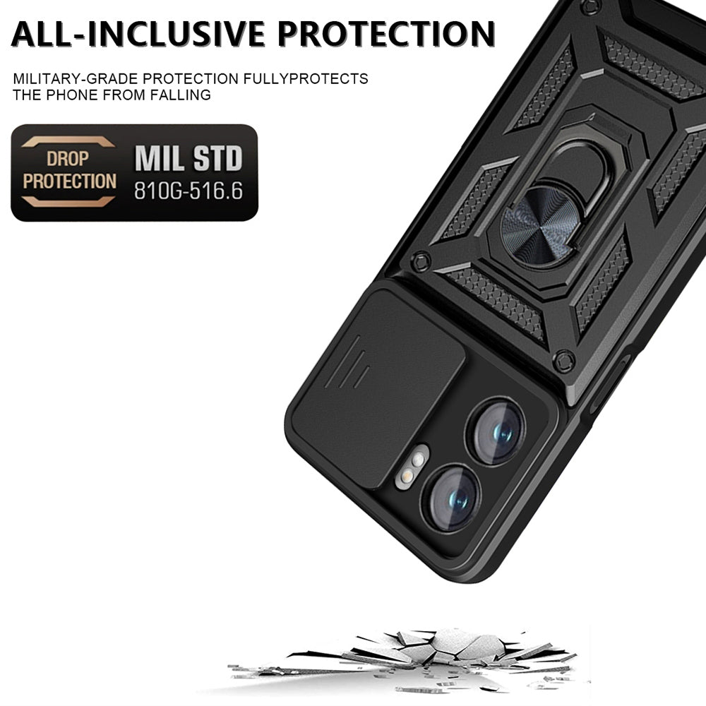 Kuori Oppo A57 4G / A57s / Oneplus Nord N20 SE:lle, Techsuit, CamShield, Musta