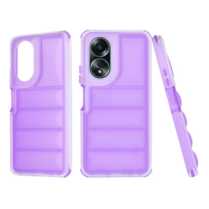 Kuori Oppo A58 4G:lle, Techsuit, Wave Shield, violetti
