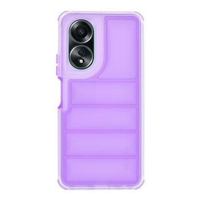 Kuori Oppo A58 4G:lle, Techsuit, Wave Shield, violetti