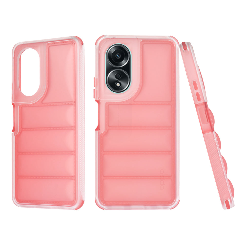 Kuori Oppo A58 4G:lle, Techsuit, Wave Shield, Punainen