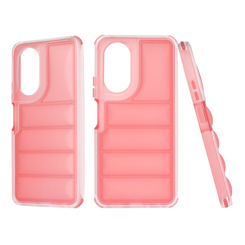 Kuori Oppo A58 4G:lle, Techsuit, Wave Shield, Punainen