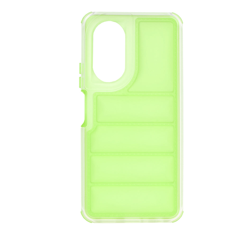 Kuori Oppo A58 4G:lle, Techsuit, Wave Shield, Vihreä
