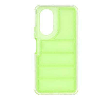 Kuori Oppo A58 4G:lle, Techsuit, Wave Shield, Vihreä
