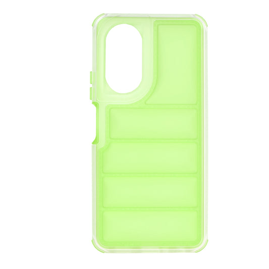 Kuori Oppo A58 4G:lle, Techsuit, Wave Shield, Vihreä