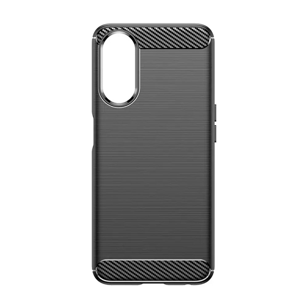 Kuori Oppo A58 5G / A78 5G:lle, Techsuit, Hiili, Musta