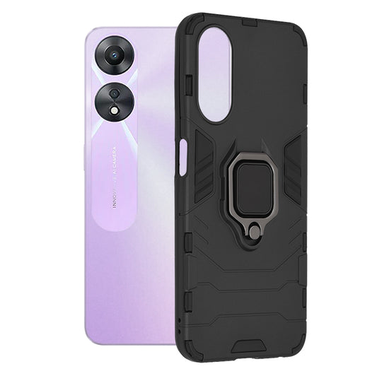 Kuori Oppo A58 5G / A78 5G:lle, Techsuit, Shield, Musta