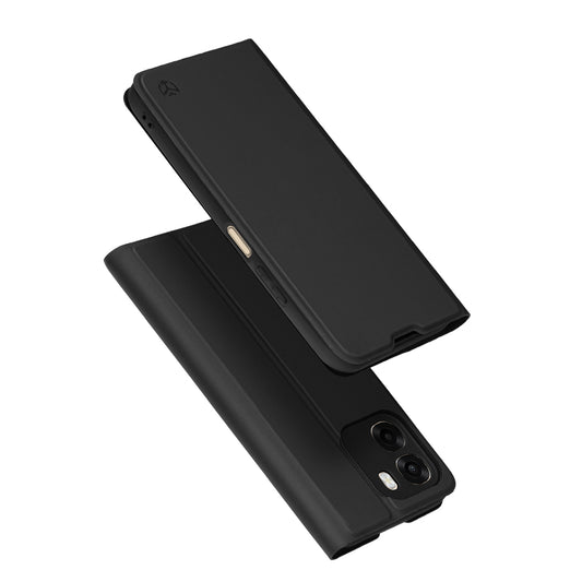 Kotelo Oppo A6 4G:lle, Techsuit, Magskin Book, Musta