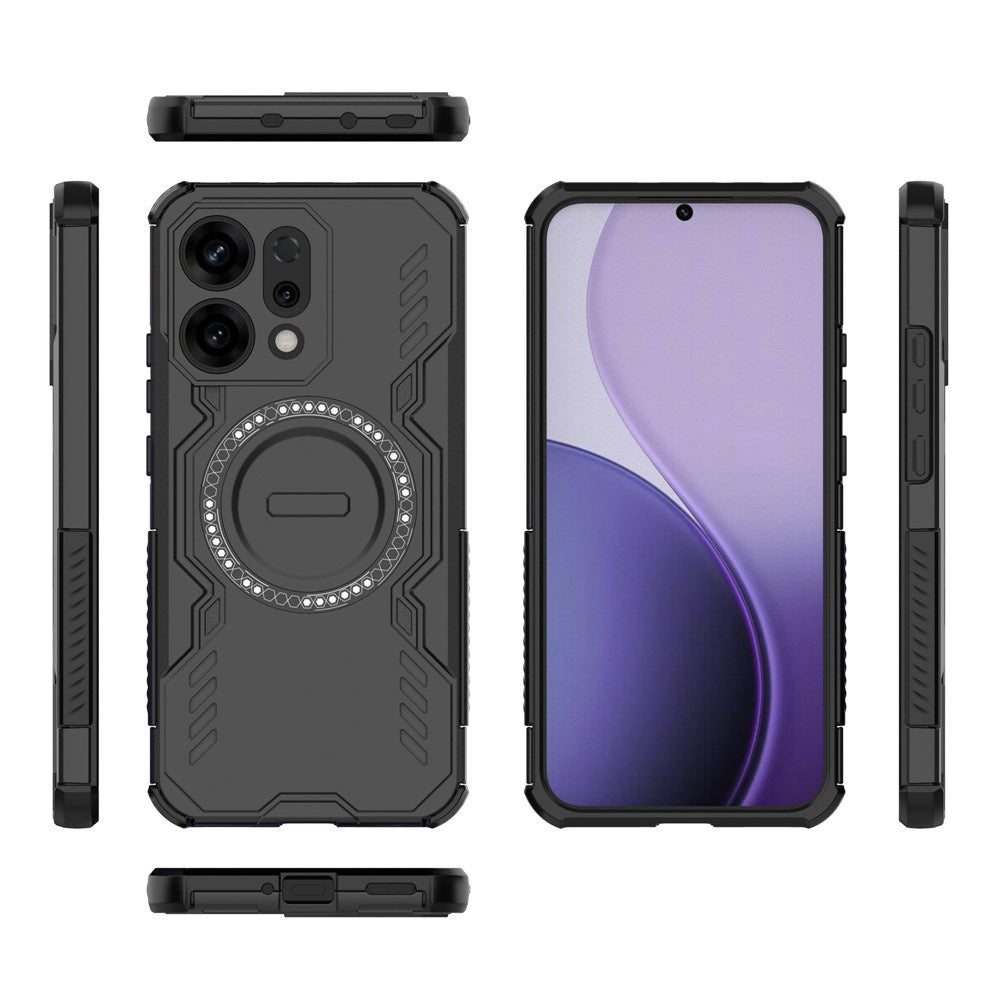MagSafe Case for Oppo A6 Pro 5G / A6 Pro 4G, Techsuit, ArmorMag, Black