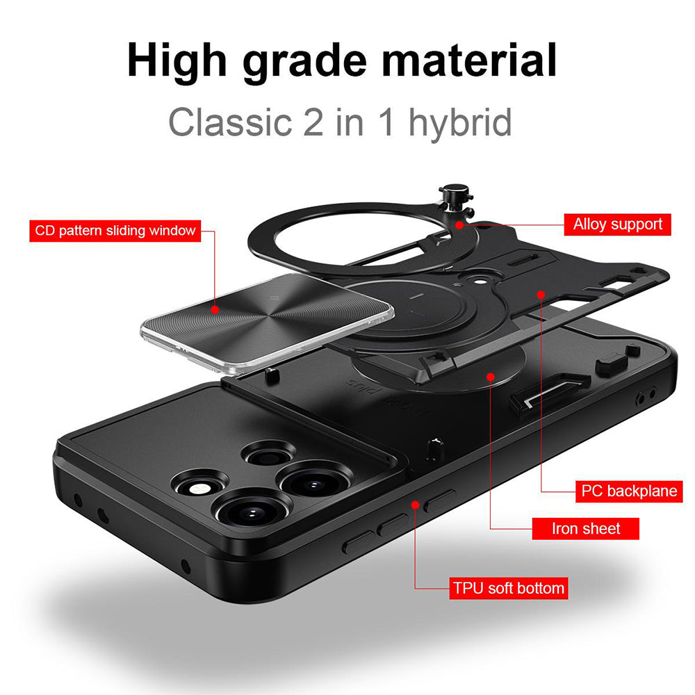 Case for Oppo A6 Pro 5G / A6 Pro 4G, Techsuit, CamGuard Pro, Red