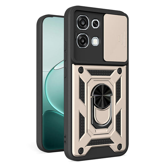 Kuori Oppo A6 Pro 5G / A6 Pro 4G:lle, Techsuit, CamShield, Kultainen