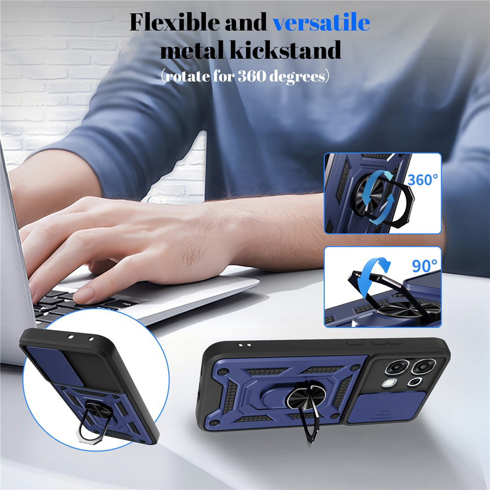 Kotelo Oppo A6 Pro 5G / A6 Pro 4G:lle, Techsuit, CamShield, Musta