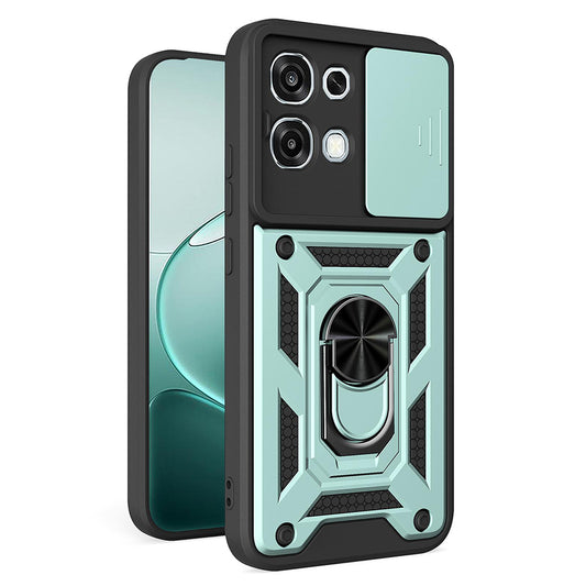 Kuori Oppo A6 Pro 5G / A6 Pro 4G:lle, Techsuit, CamShield, Vihreä
