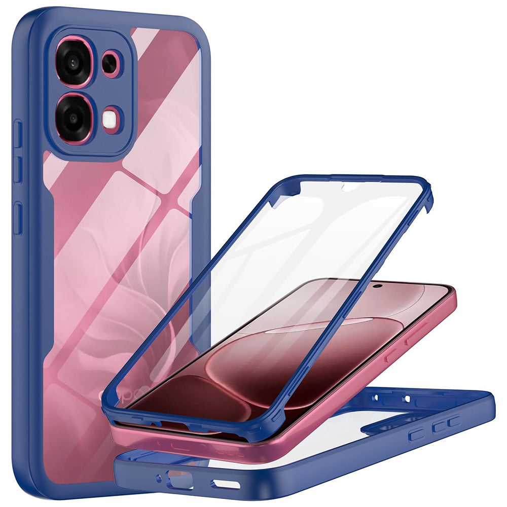Suojakotelo Oppo A6 Pro 5G / A6 Pro 4G:lle, Techsuit, ColorVerse 360, Sininen