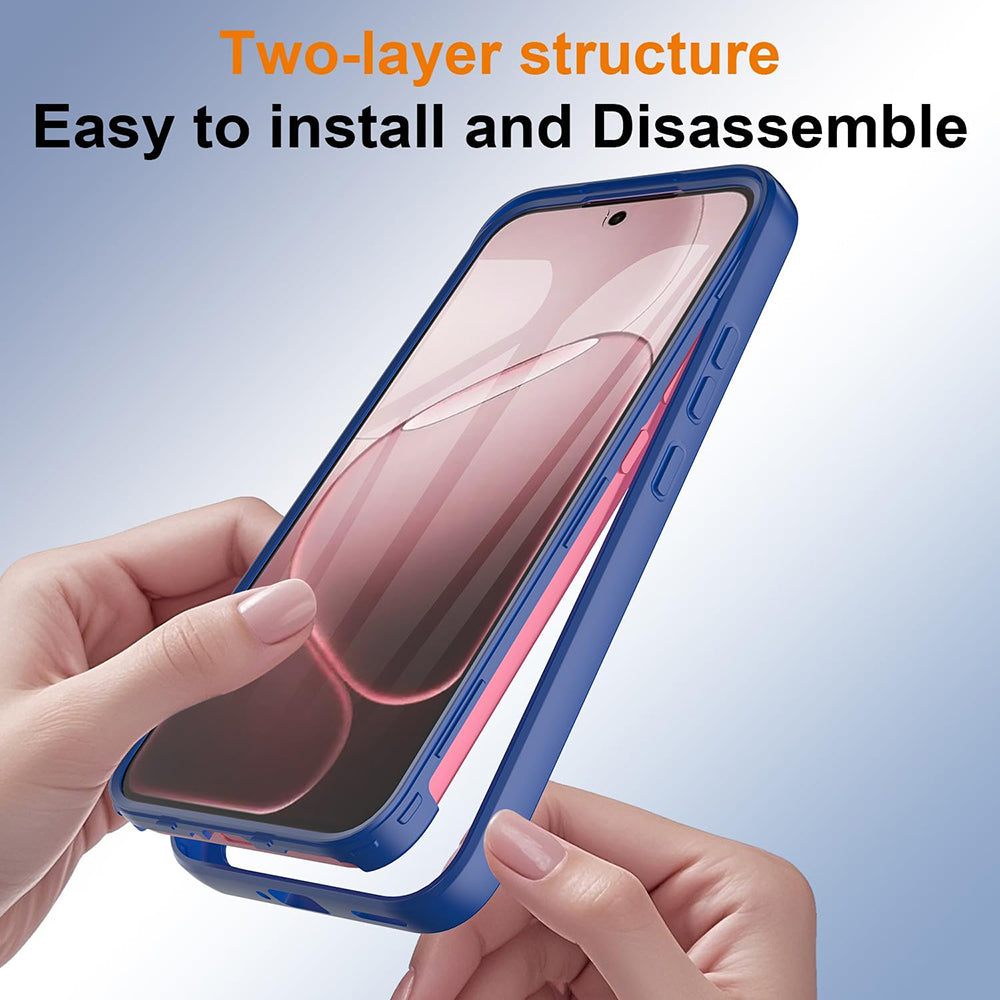 Suojakotelo Oppo A6 Pro 5G / A6 Pro 4G:lle, Techsuit, ColorVerse 360, Sininen