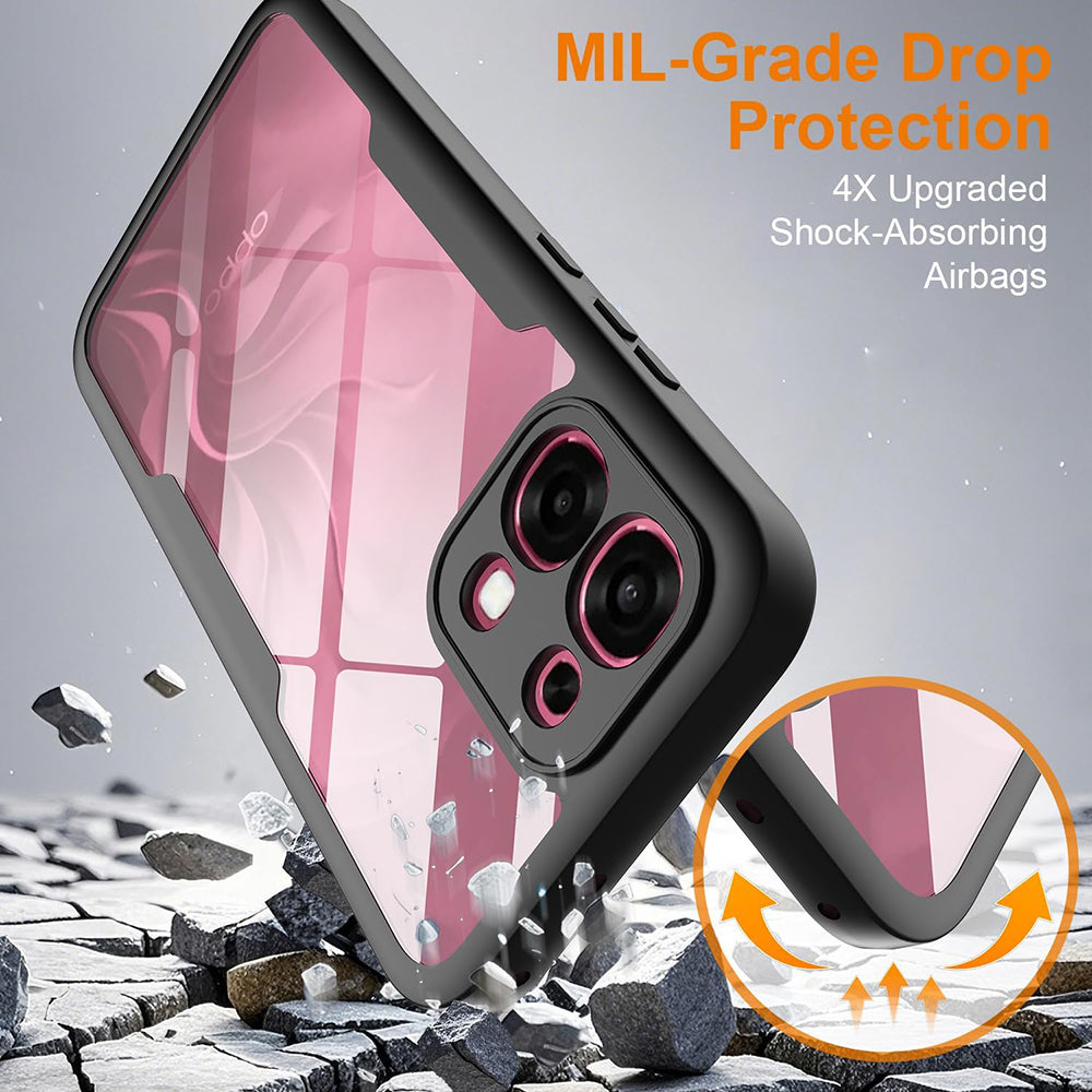 Suojakotelo Oppo A6 Pro 5G / A6 Pro 4G:lle, Techsuit, ColorVerse 360, Musta